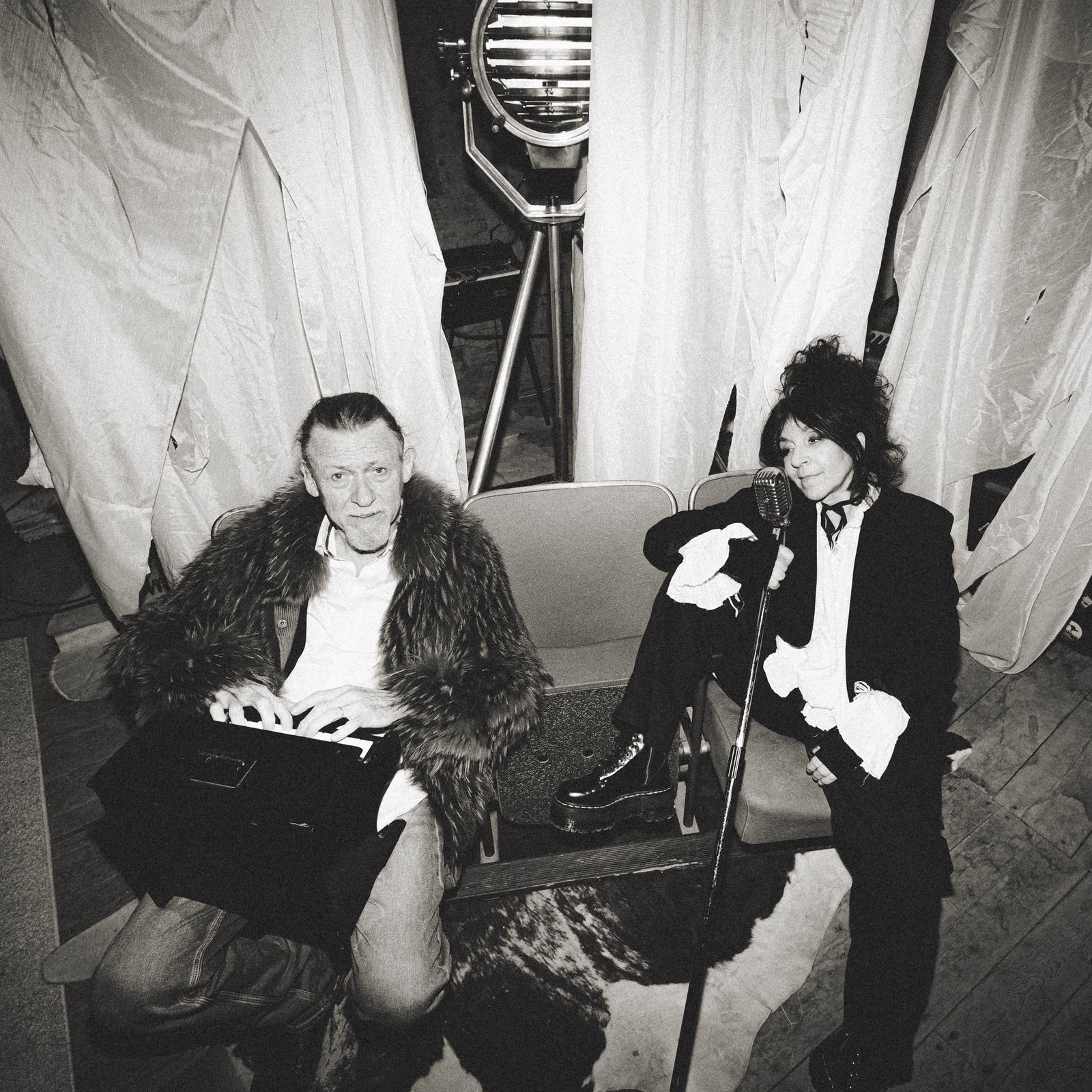 Katy et Jean-Philippe en coulisses